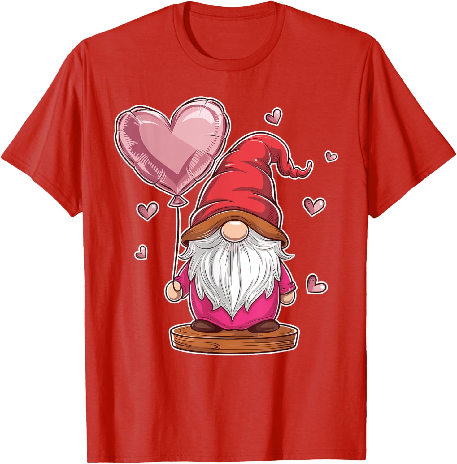 Gnome Valentine's Day Love Heart Kids T-Shirt for Fun and Style - 13