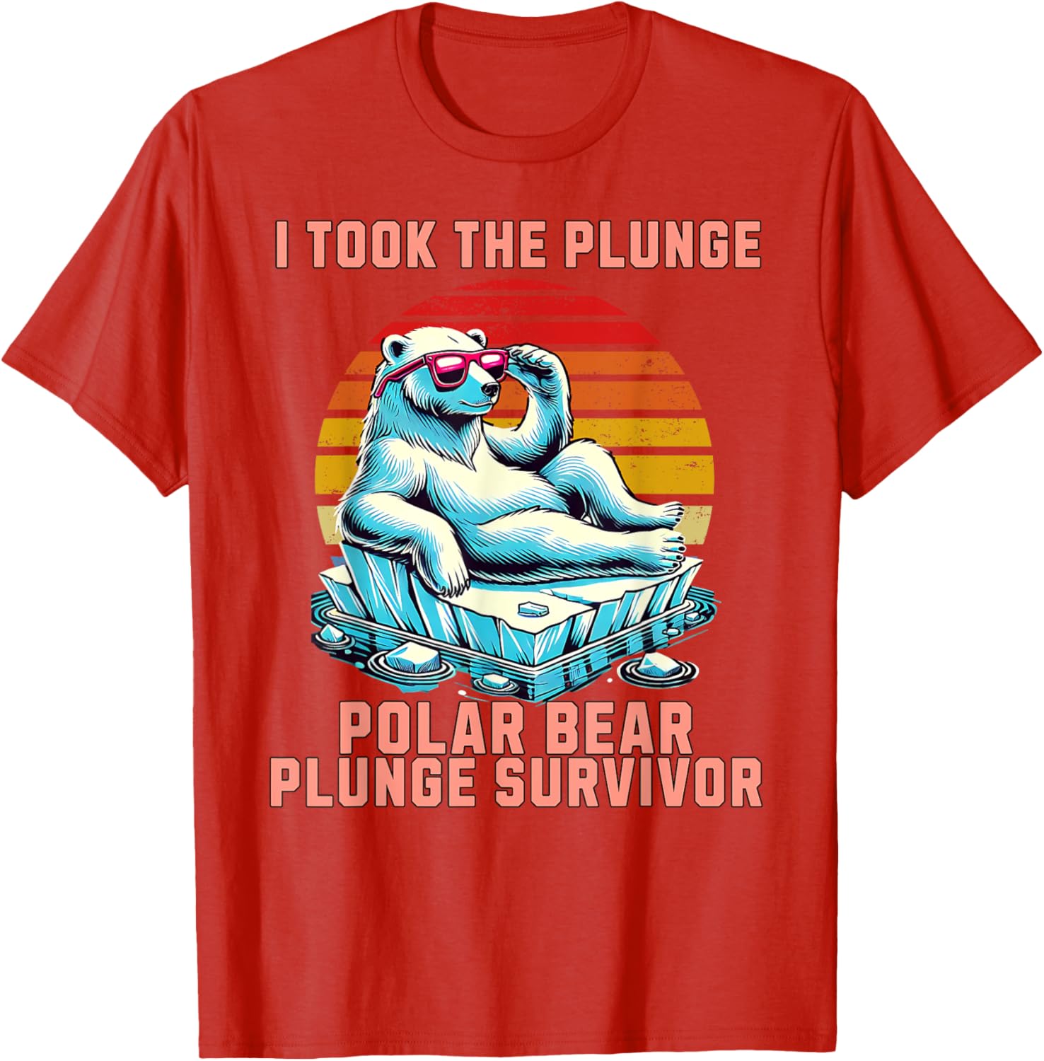 Polar Bear Plunge Survivor 2025 Fun Winter Adventure T-Shirt for Adventurers - 22