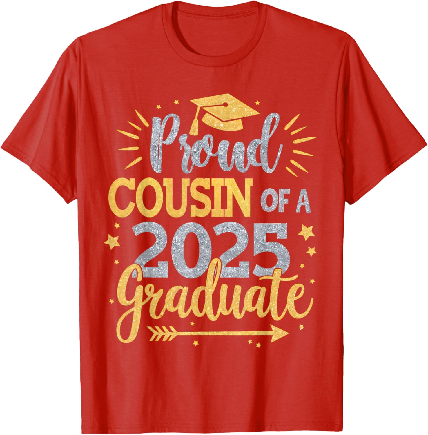 Proud Cousin of Class of 2025 Graduate T-Shirt for Seniors - 22