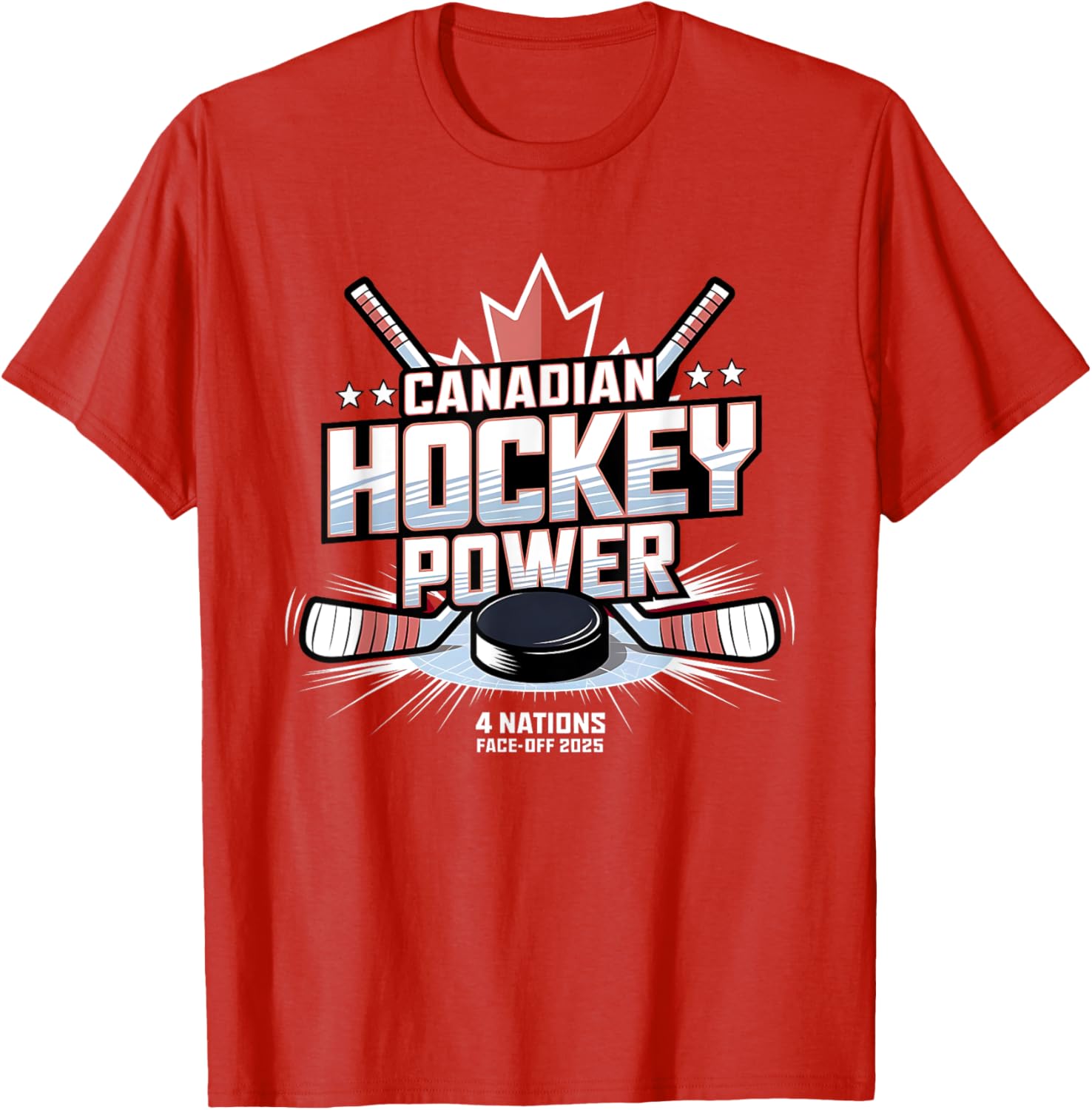 4 Nations Face Off T-Shirt for Sports Fans - Stylish & Comfortable Apparel - 1
