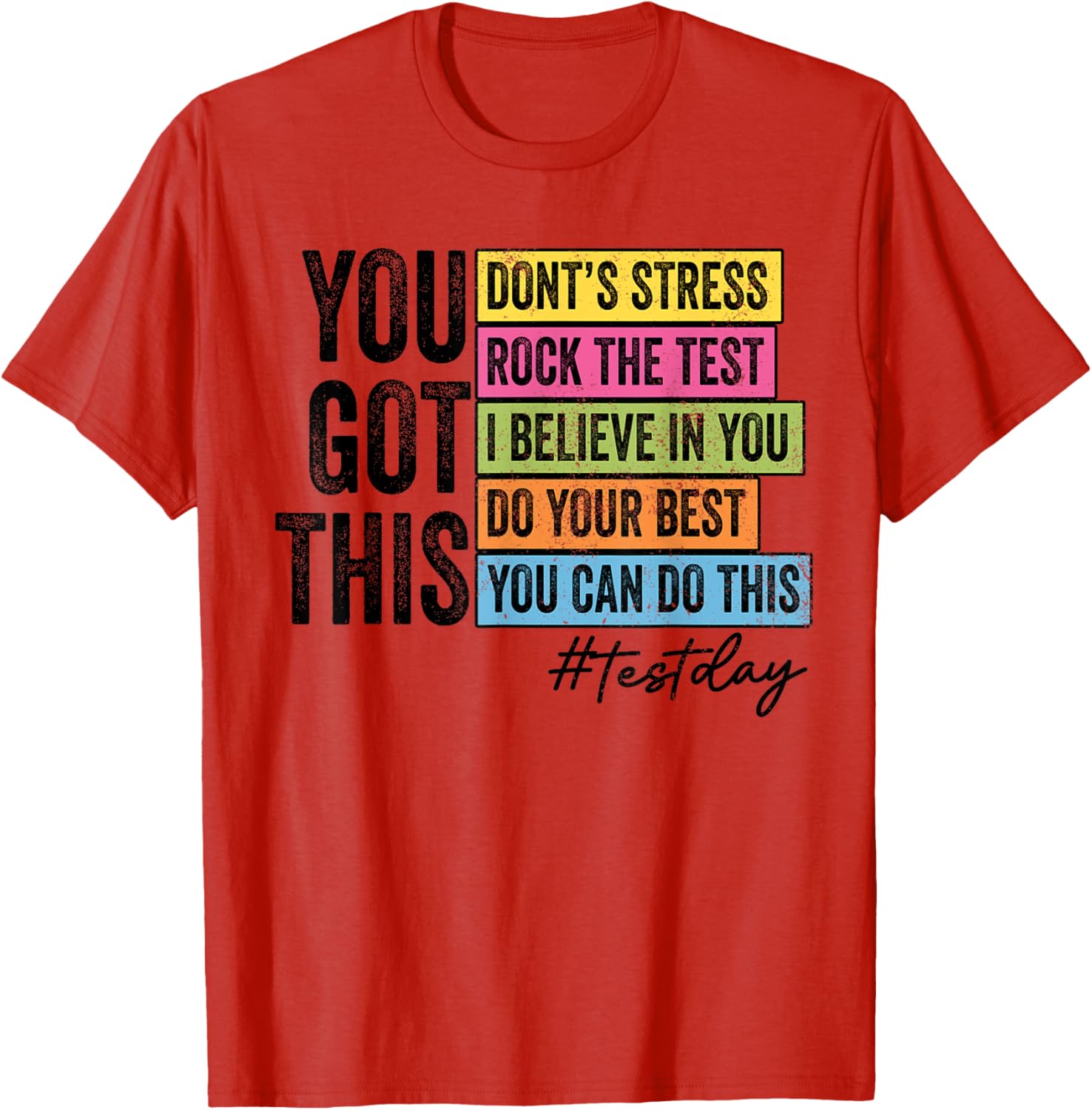 Retro You Got This Shirt Perfect for Exam Day Motivation and Style - 19