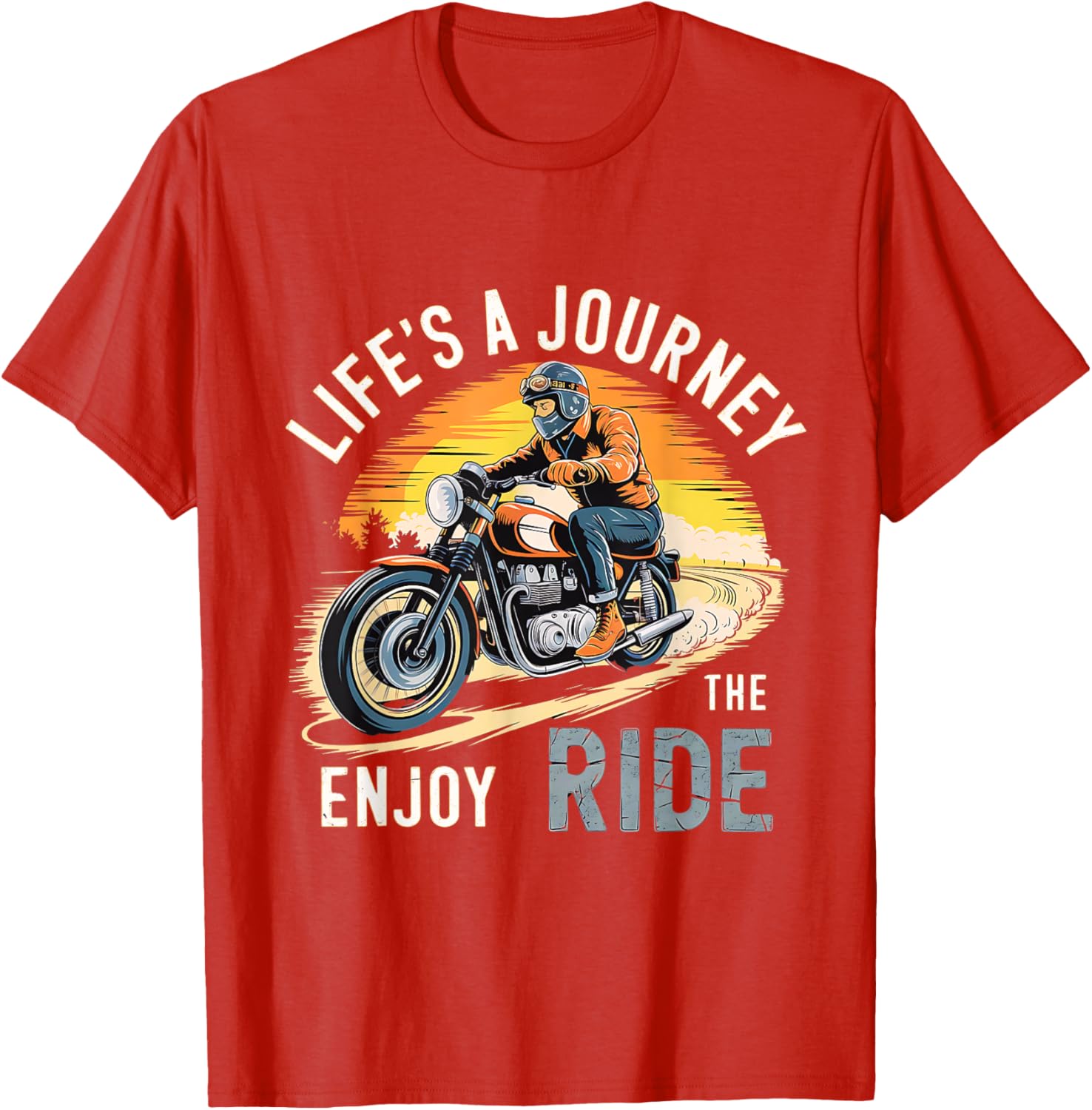 Biker Life Journey Enjoy The Ride T-Shirt for Men, Women, and Kids - 3