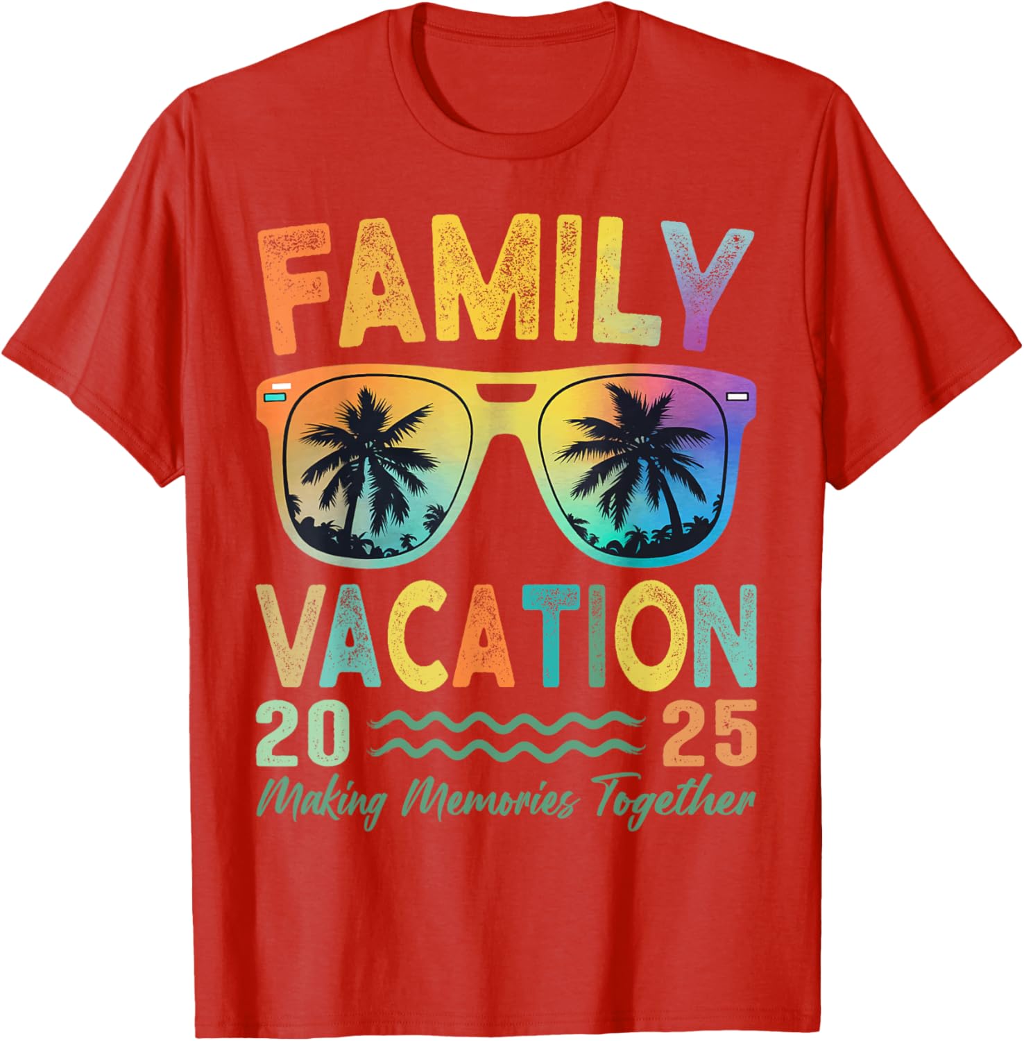 Family Vacation 2025 Memories Family Reunion T-Shirt for All Ages - 21