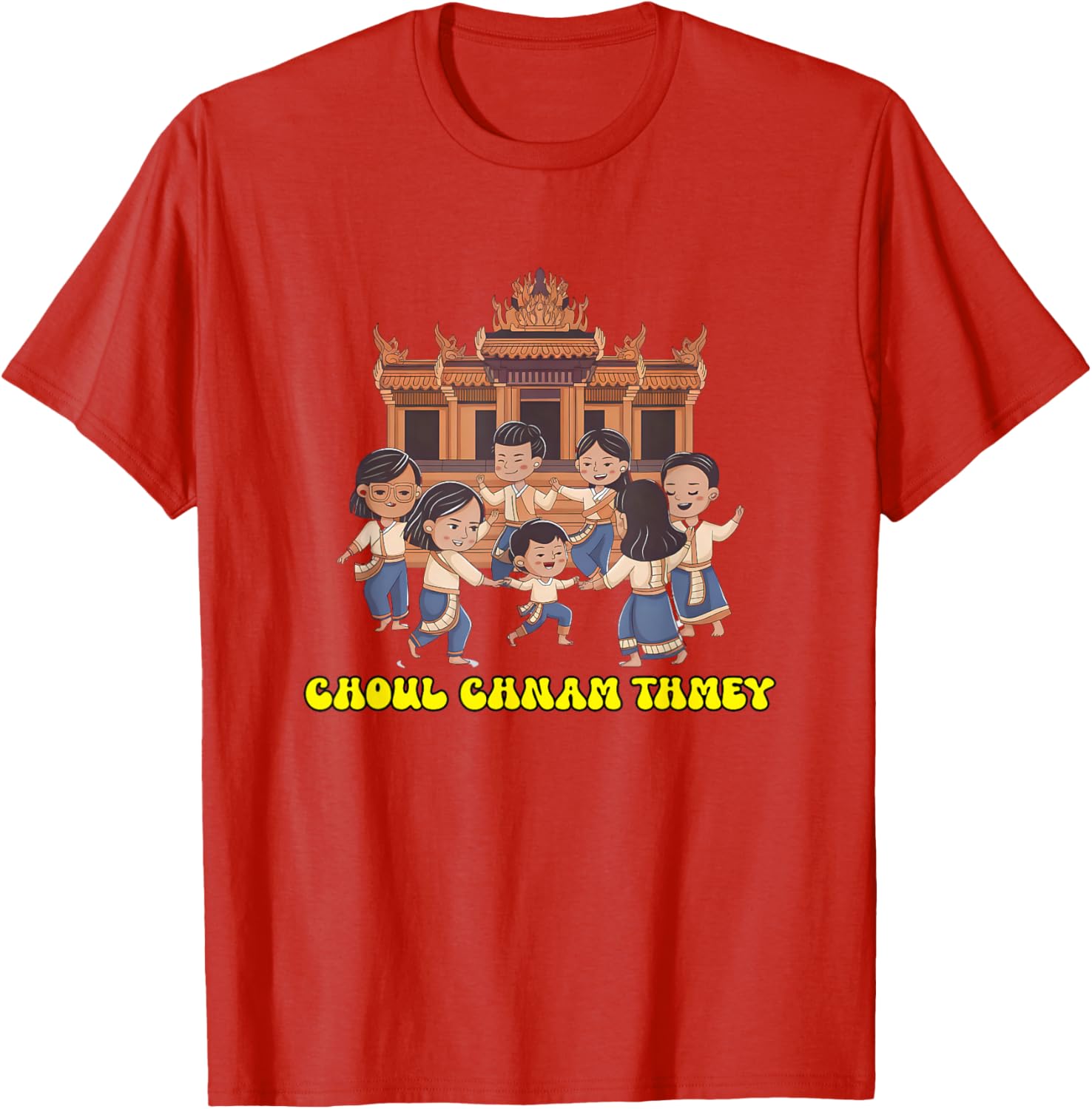 Happy Khmer New Year T-Shirt Choul Chnam Thmey for Cambodia Celebrations - 8