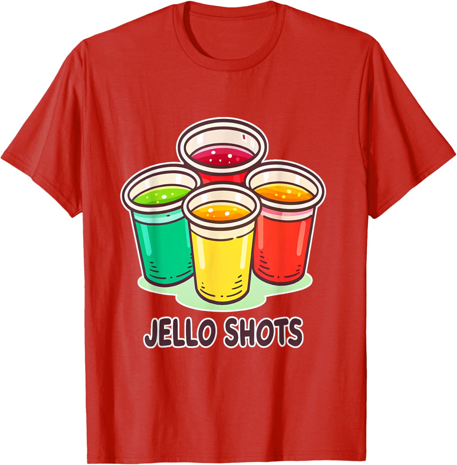 Colorful Jello Shots Party T-Shirt for Fun Celebrations and Events - 11