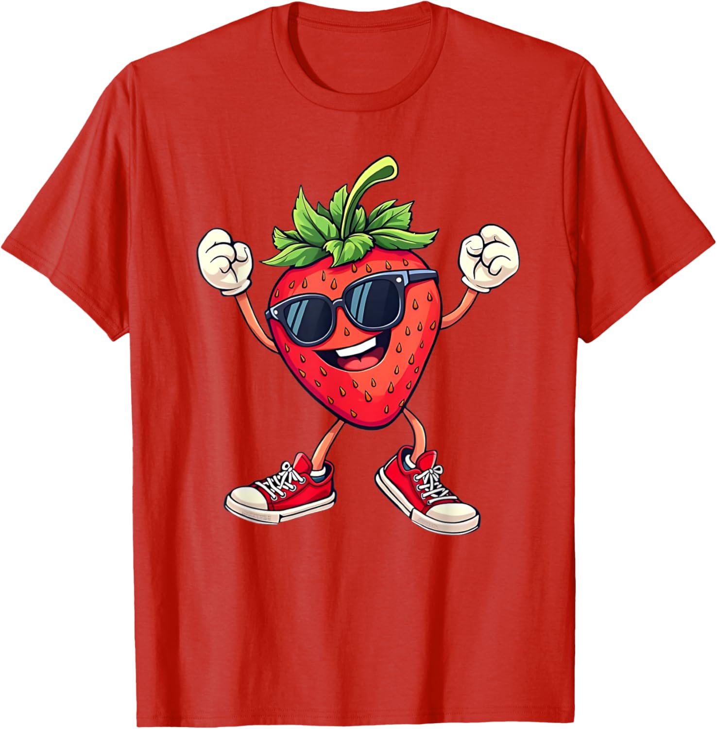 Fun Partying Strawberry Costume T-Shirt for Kids Boys and Girls - 23