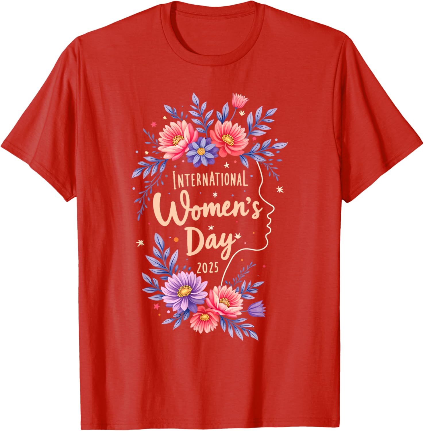 Floral Women's Day T-Shirt 2025 Celebrate International Women's Day 8 March - 3