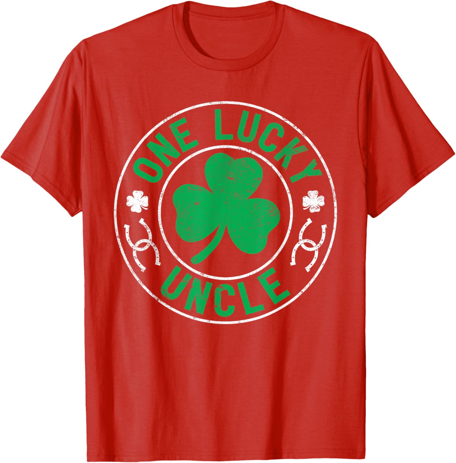 One Lucky Uncle St Patrick's Day Shamrock T-Shirt for Fun Celebrations - 11