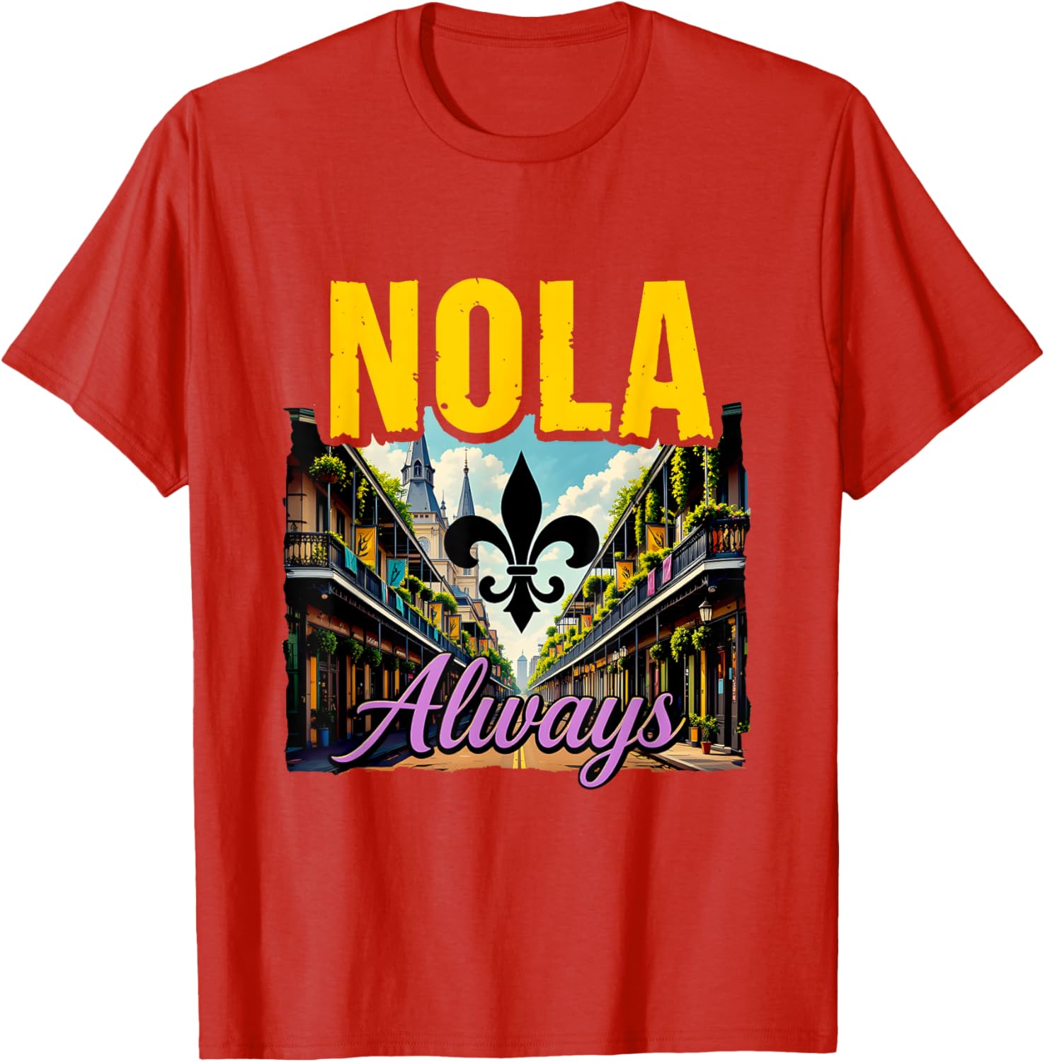 NOLA Never Forget New Orleans Support T-Shirt for Proud Locals - 3