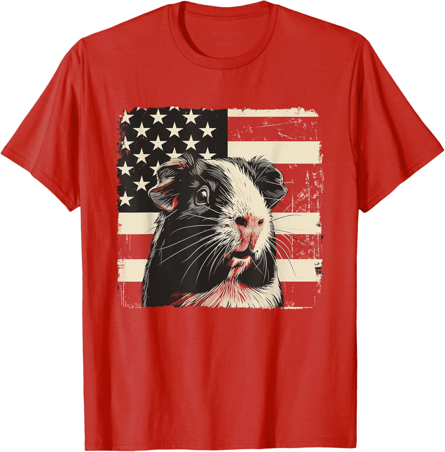 Patriotic Guinea Pig 4th of July T-Shirt for Boys and Kids - 10