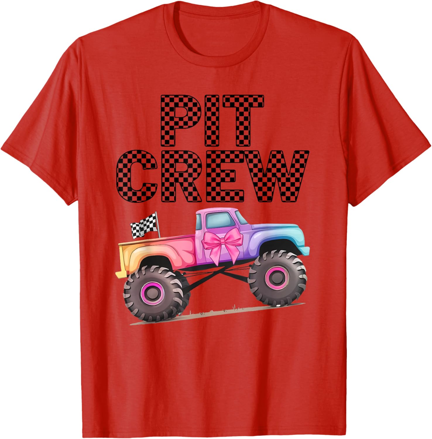 Girls Monster Truck Crew Squad T-Shirt for Truck Lovers and Kids - 13
