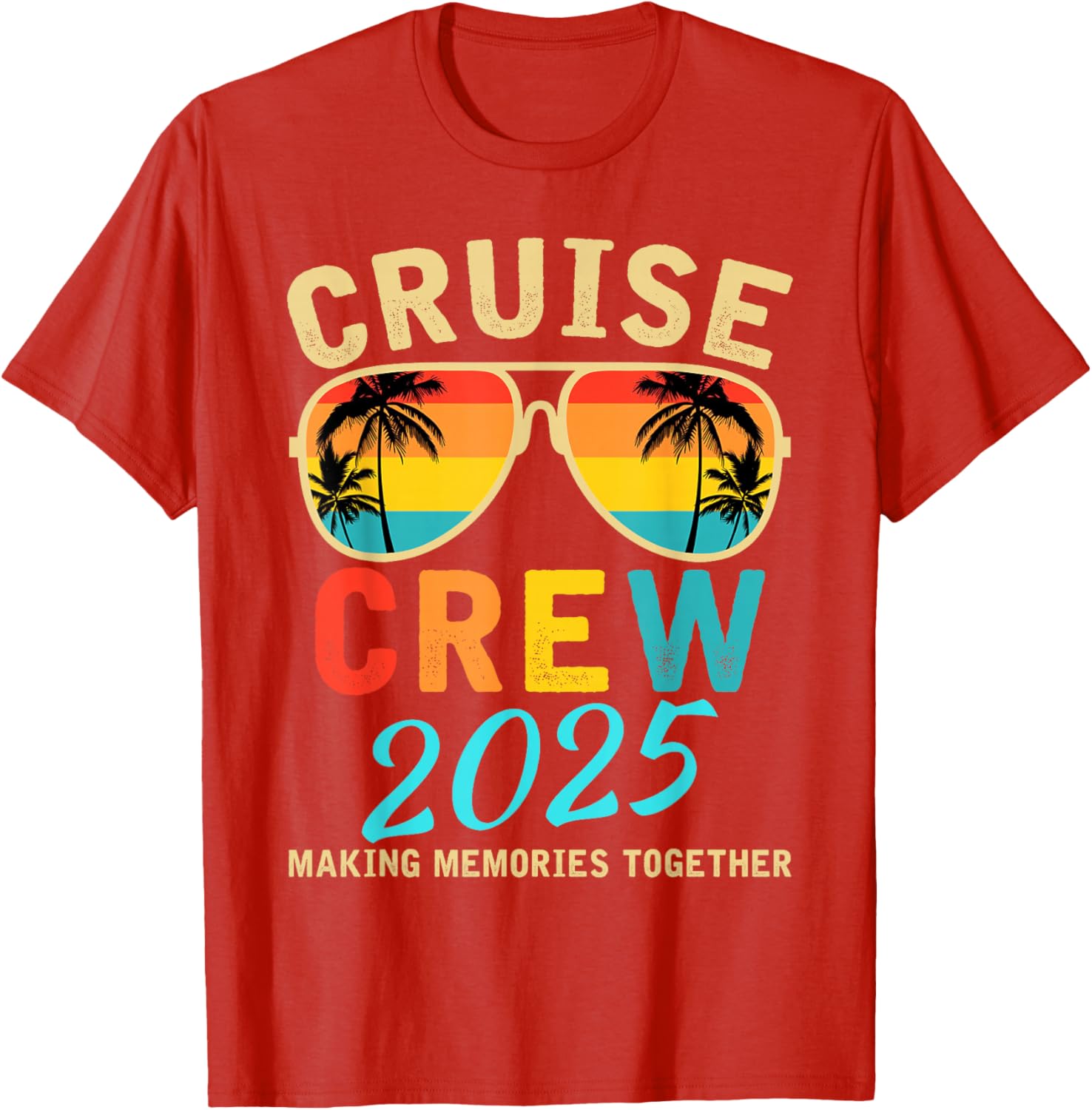 Cruise Crew 2025 Summer Vacation Funny Matching Group T-Shirt - 18