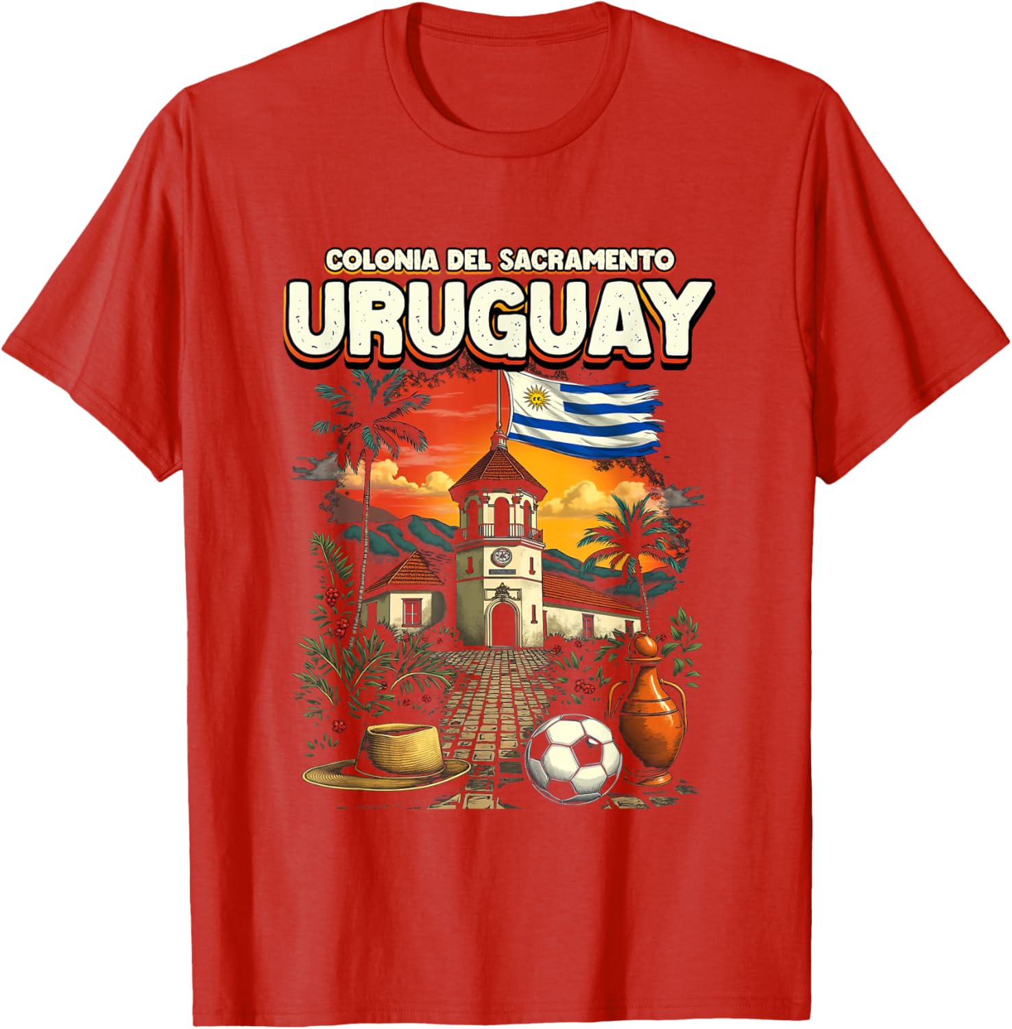 Colonia Del Sacramento Uruguay T-Shirt for Memorable Vacation Souvenir - 9