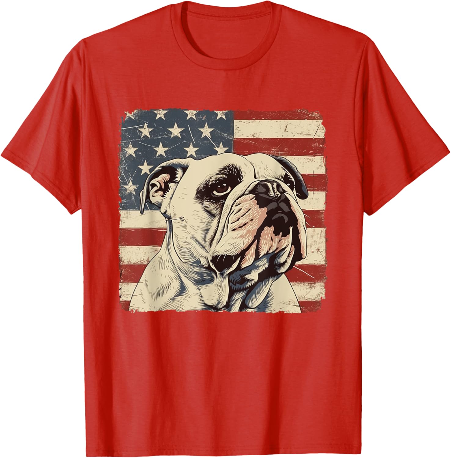 Patriotic Bulldog Shirt for 4th of July Celebrations - Perfect Gift! - 4