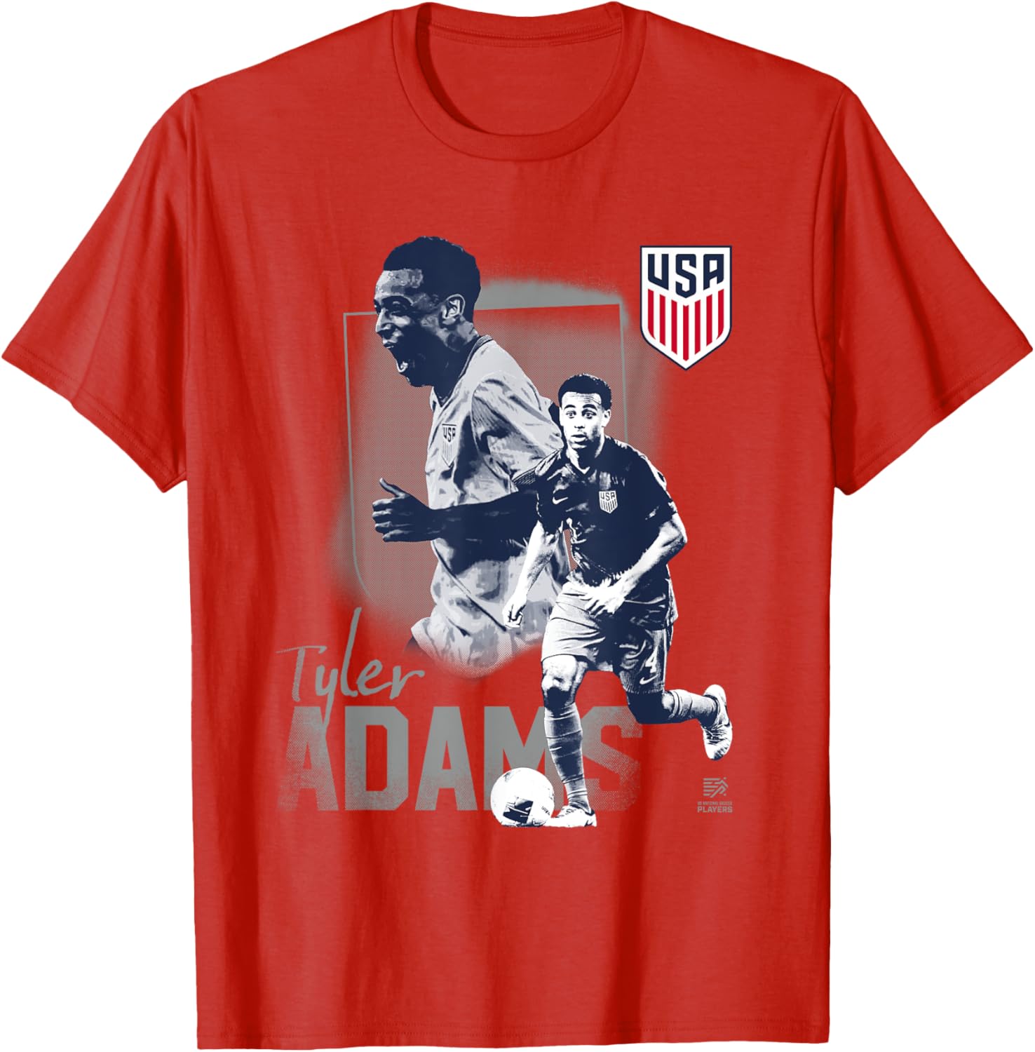 Official USA Soccer Tyler Adams T-Shirt - Stylish Fan Apparel - 1