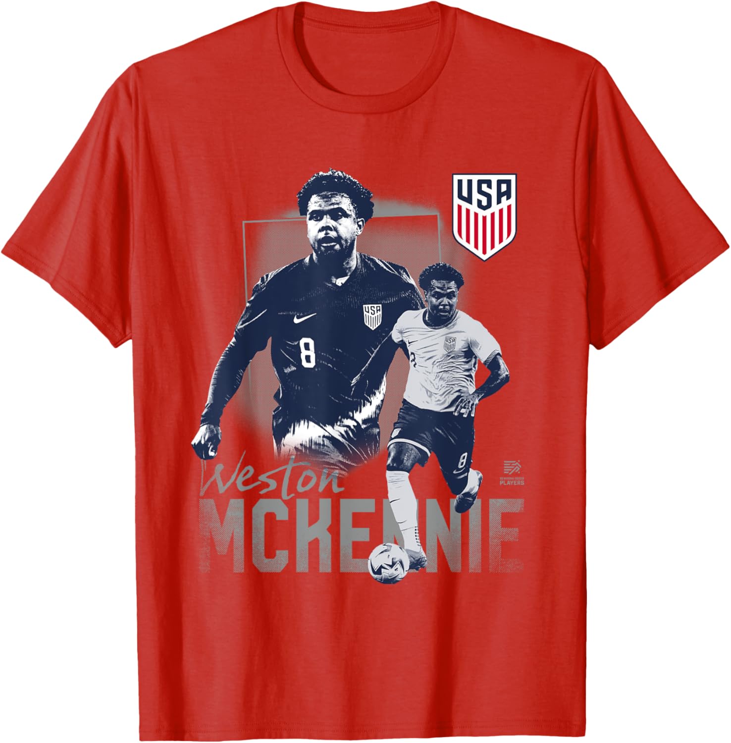 Official US Soccer Weston McKennie T-Shirt - Stylish Soccer Apparel - 3