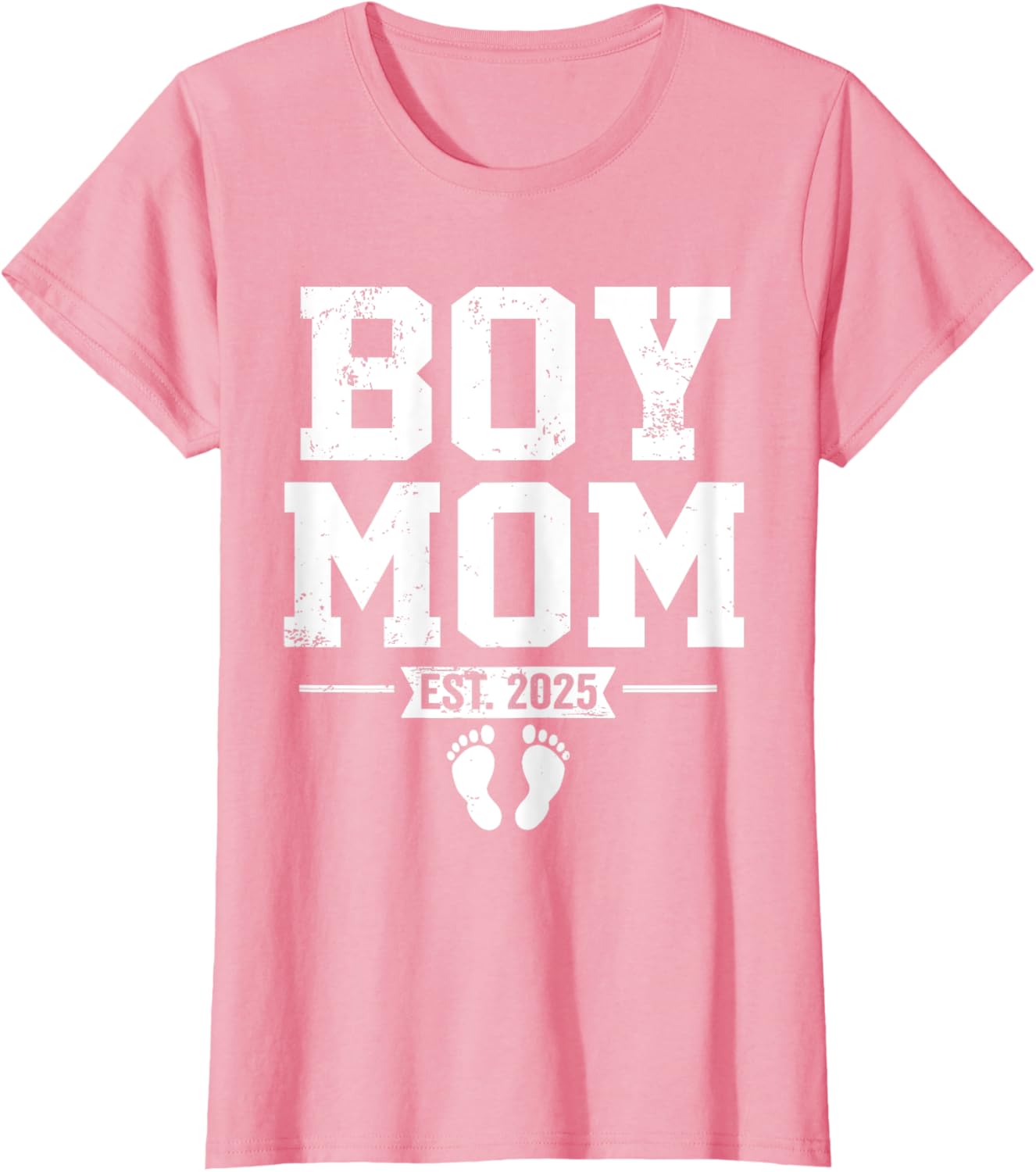 Boy Mom Established 2025 Newborn Mother's Day Gift T-Shirt - 19