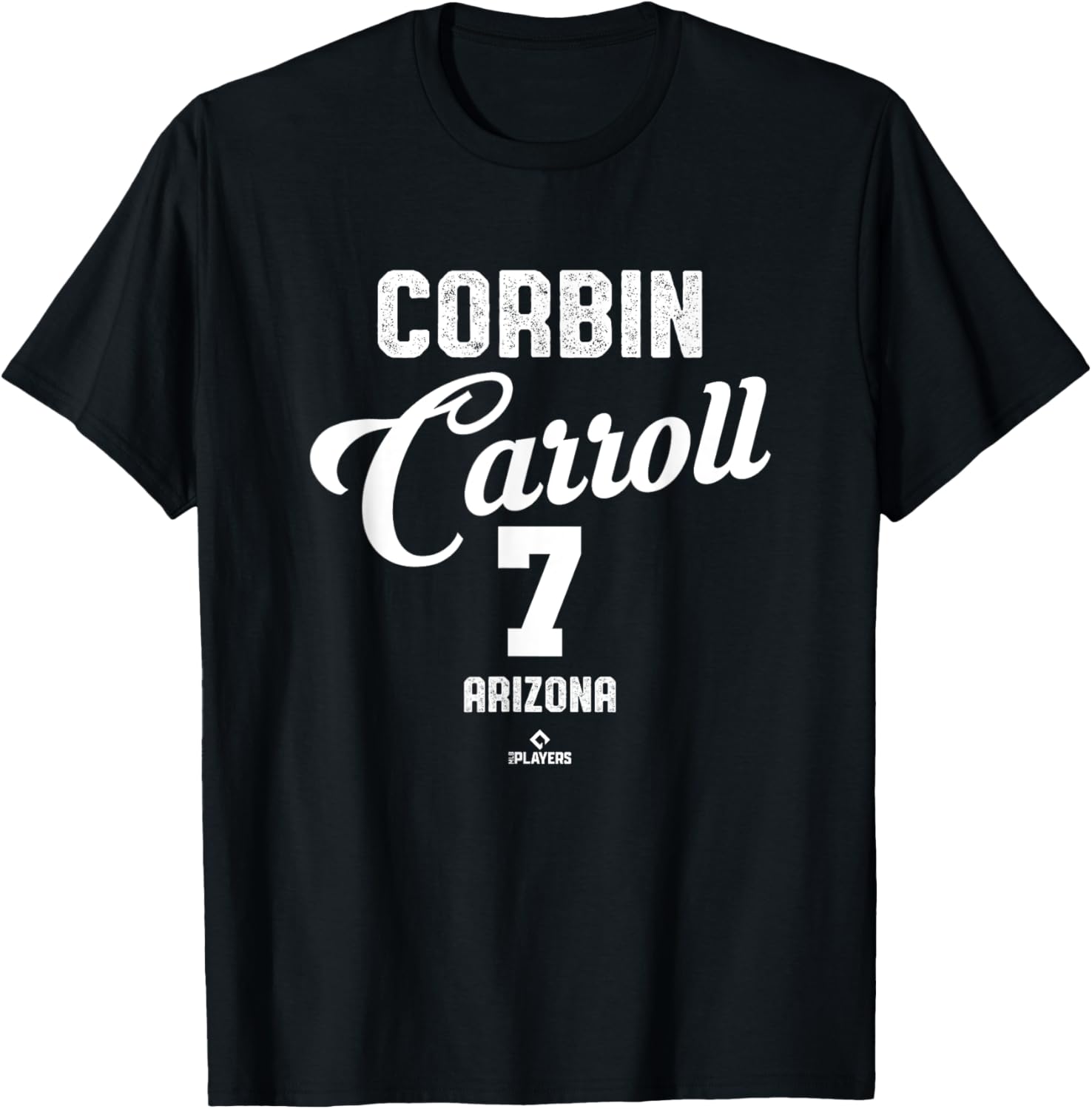 Corbin Carroll Arizona Vintage MLBPA T-Shirt for Baseball Fans - 2