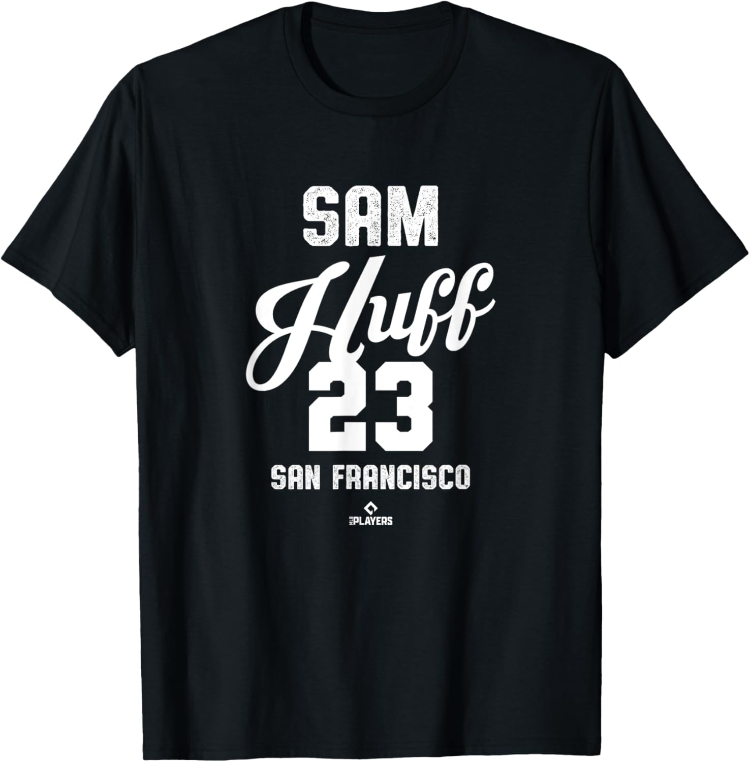 Sam Huff San Francisco Vintage MLBPA Baseball T-Shirt for Fans - 3