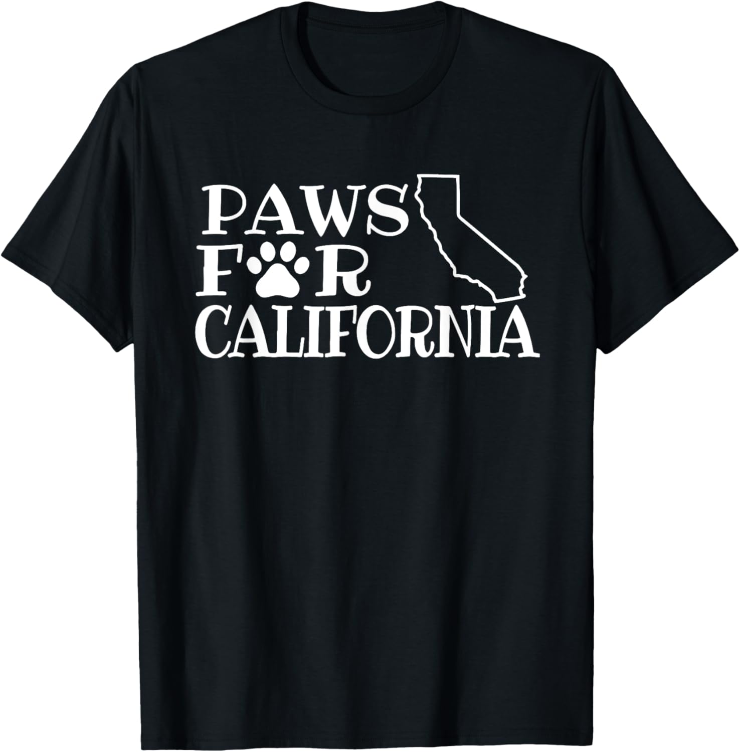 Funny Paws for California Unisex Short Sleeve T-Shirt for Dog Lovers - 5