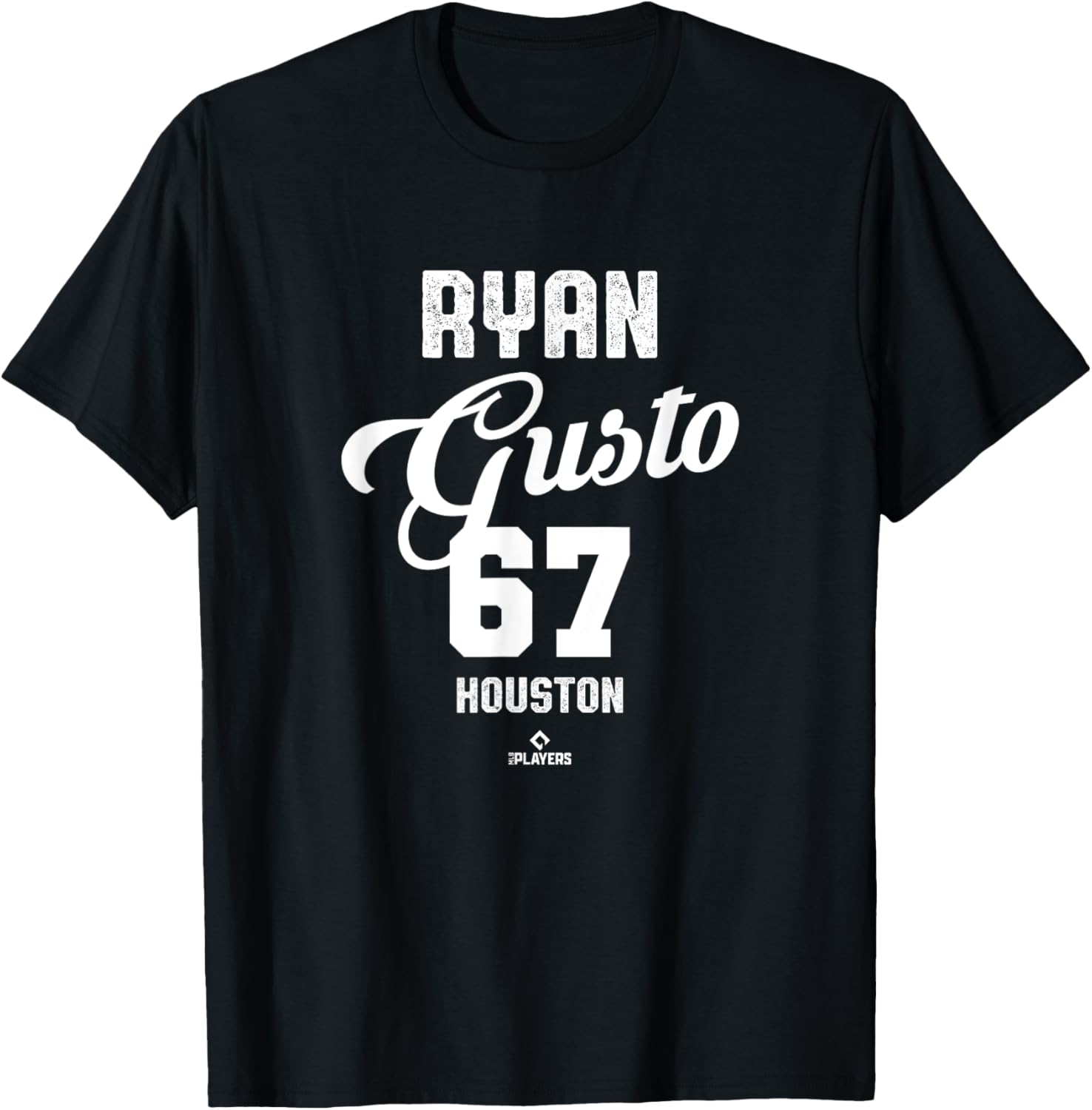 Ryan Gusto 67 Houston Vintage MLBPA T-Shirt Perfect for Baseball Fans - 2