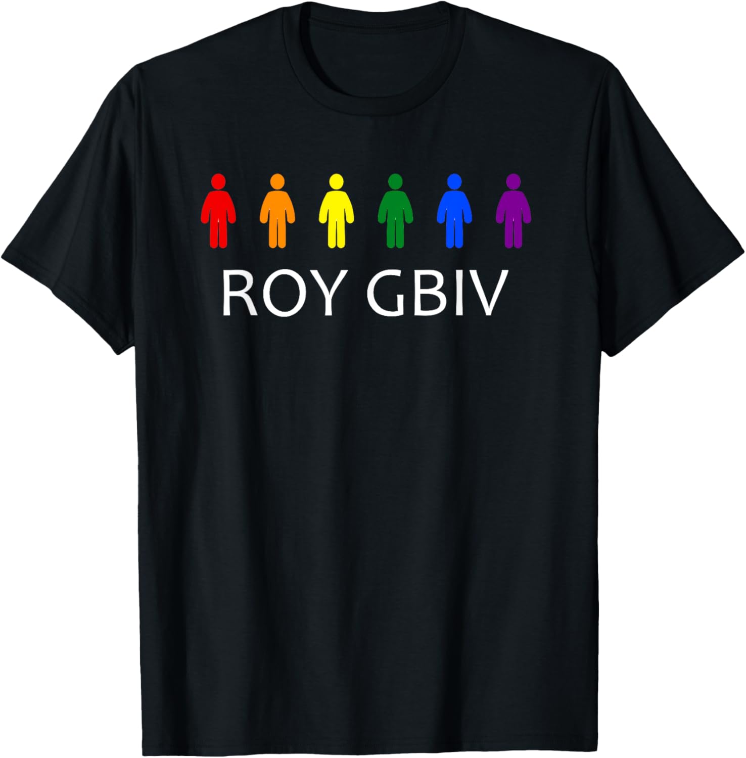 Roy Gbiv Color Spectrum T-Shirt for Vibrant Fashion Lovers - 14