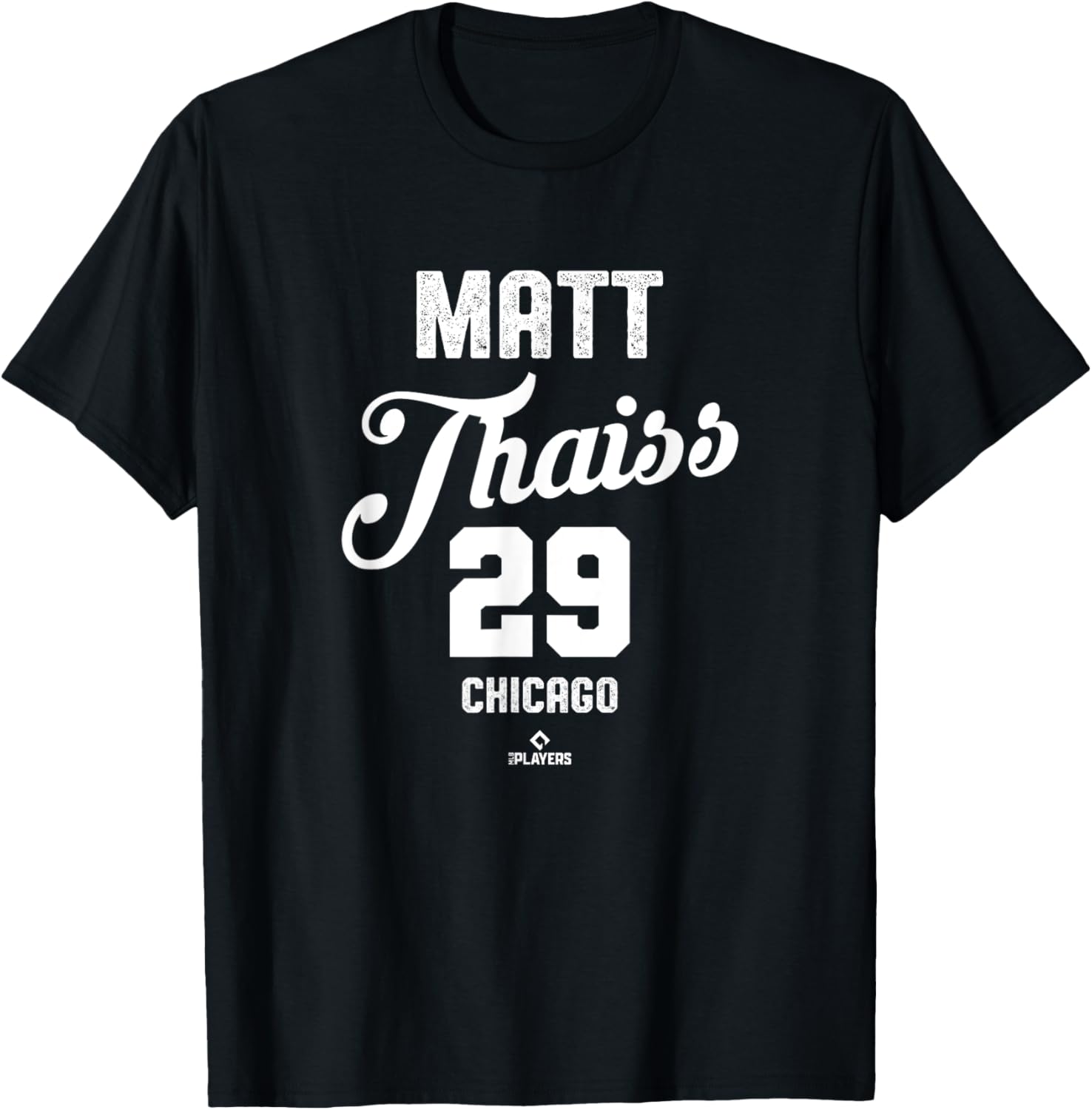 Matt Thaiss 29 Chicago Baseball Vintage MLBPA T-Shirt for Fans - 2