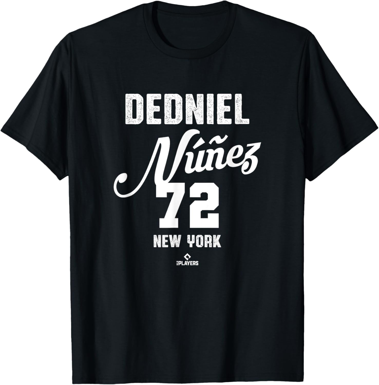 Dedniel Nunez 72 Vintage MLBPA New York Baseball T-Shirt for Fans - 1