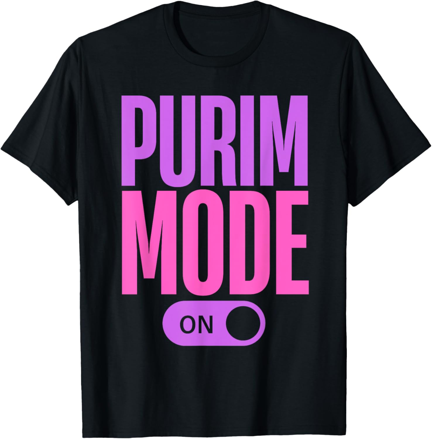 Funny Purim T-Shirt - Purim Mode On Costume for Happy Jewish Celebration - 5