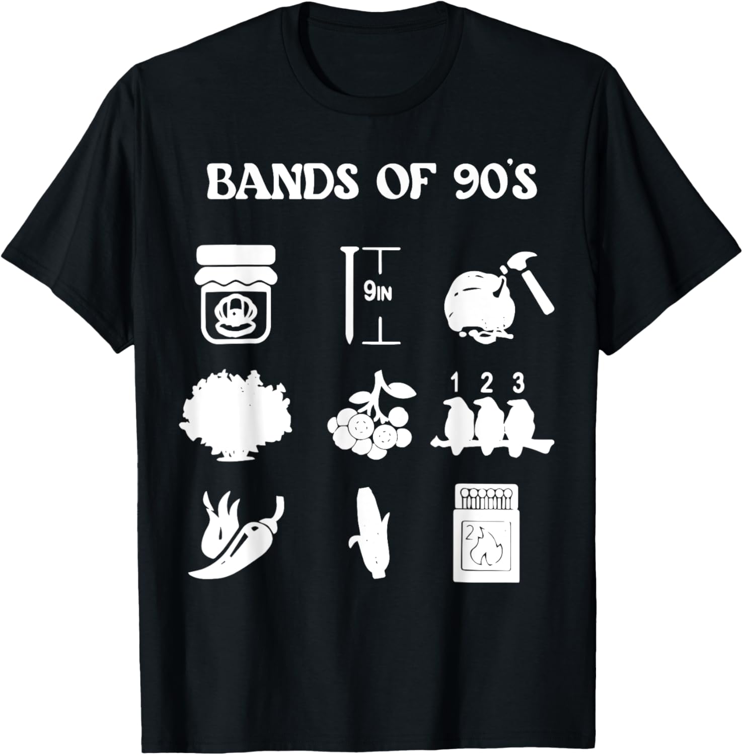 Retro 1990s Bands T-Shirt for 90s Music Lovers - Stylish Vintage Apparel - 3