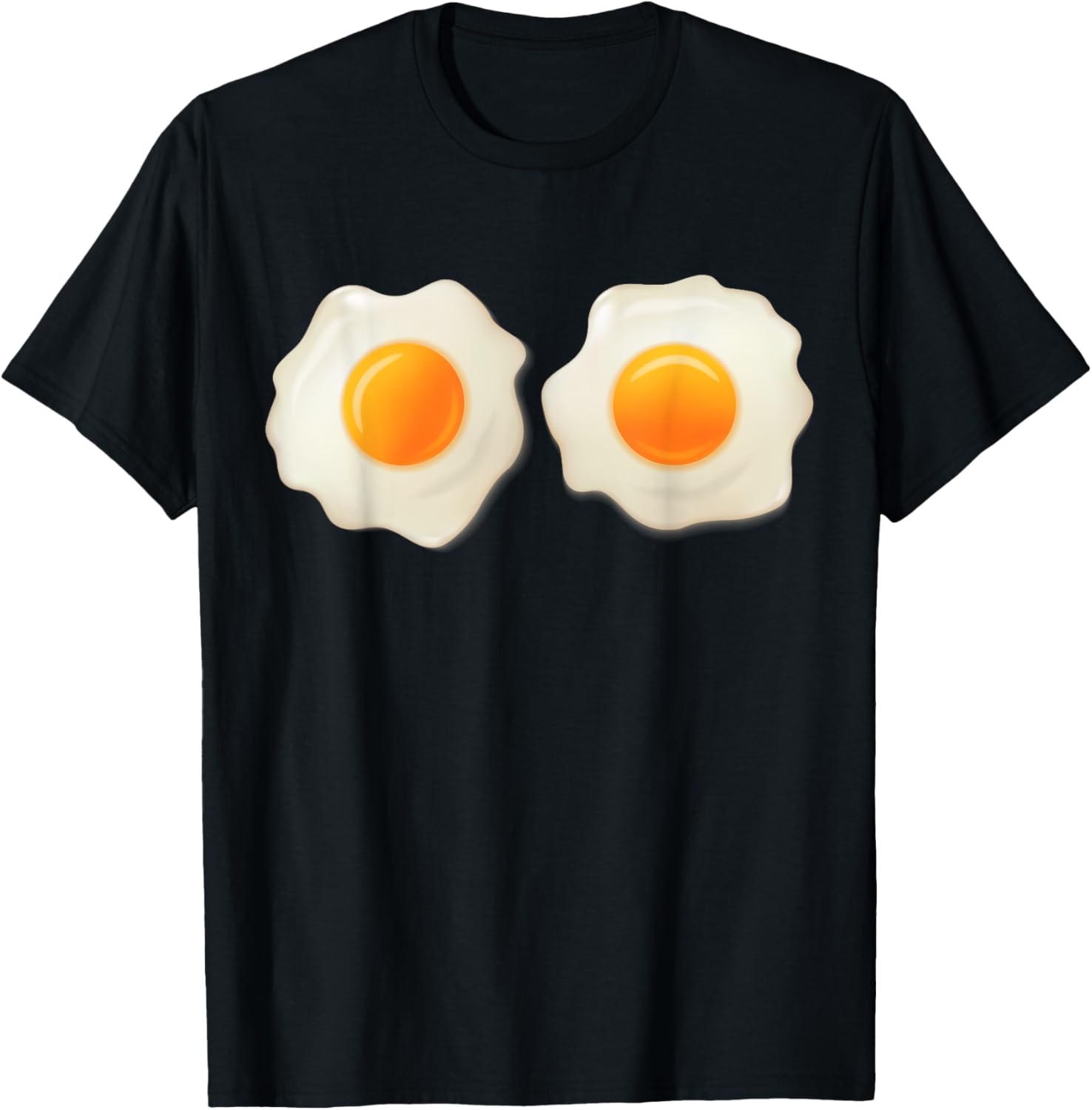 Double Fried Eggs Sunny Side Up T-Shirt for Food Lovers and Fun Apparel - 1