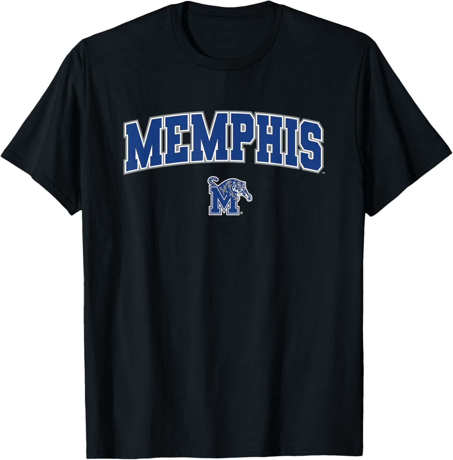University of Memphis Tigers Arch Logo T-Shirt for Fans and Students - 1