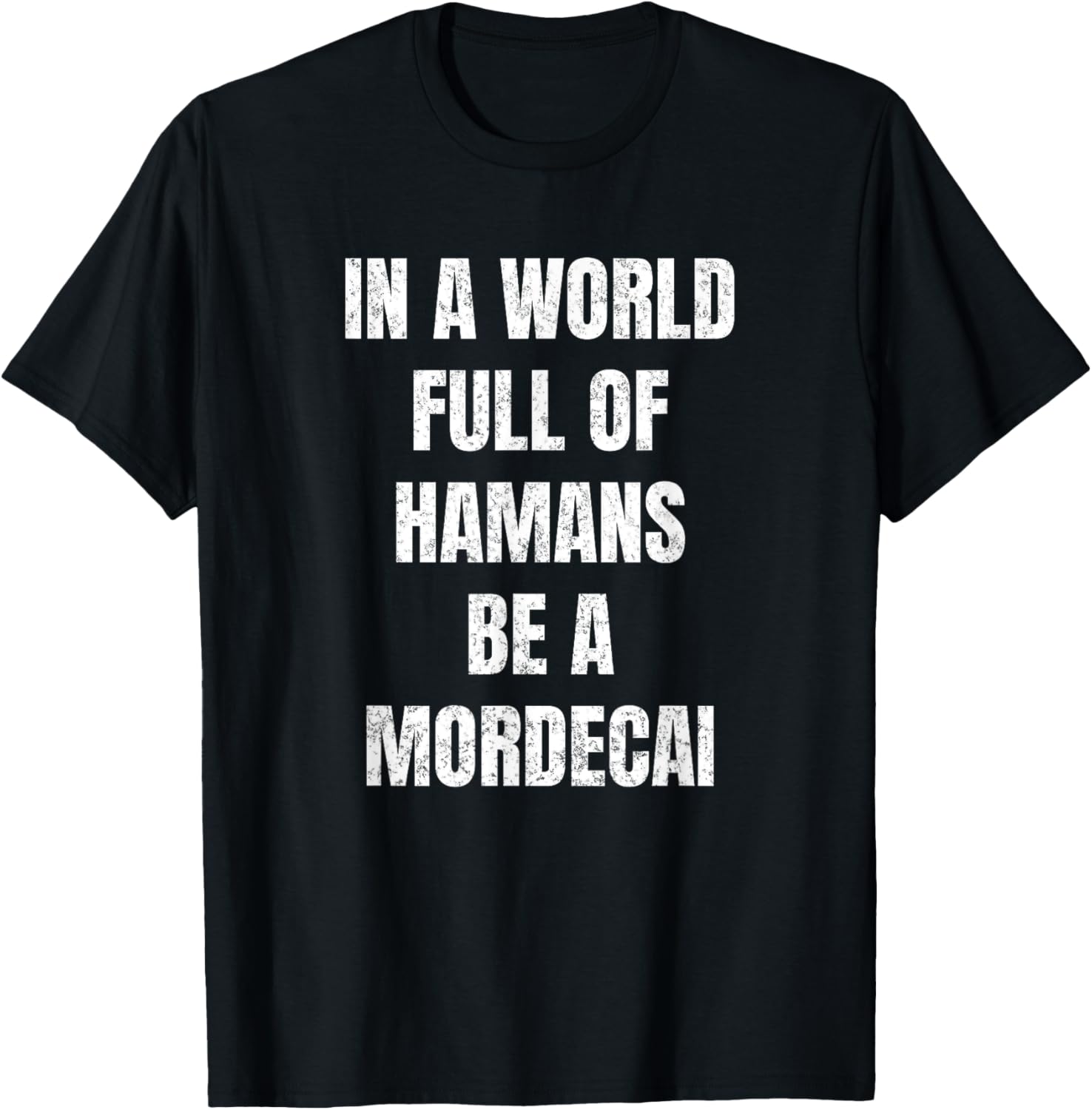 Funny Purim Haman Mordecai Costume T-Shirt for Jewish Celebration Fun - 1