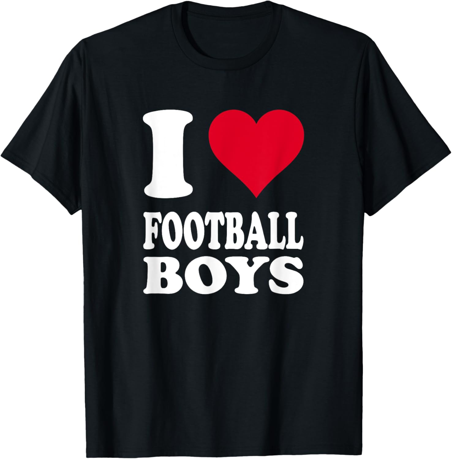 Red Heart I Love Football Boys T-Shirt Perfect for Young Fans - 7