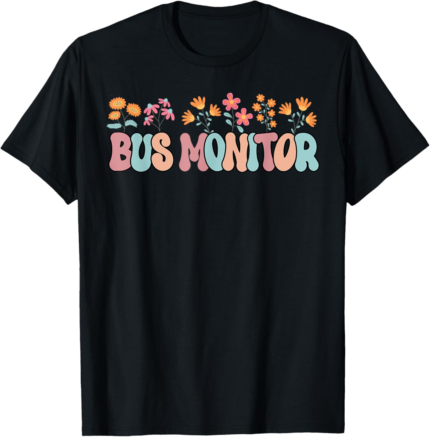 Stylish School Bus Monitor T-Shirt for Women - Fun Bus Aid Apparel - 3
