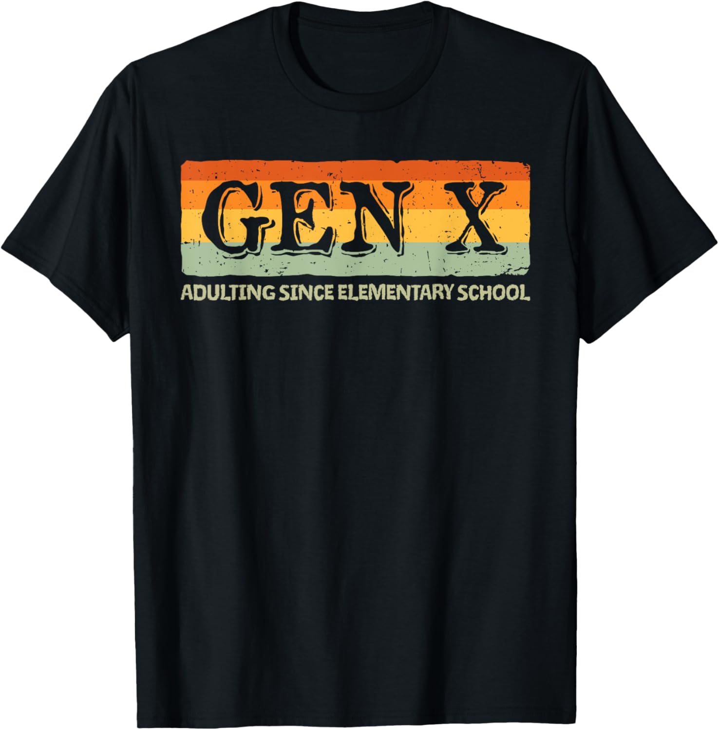 Gen X Adulting Since Elementary School T-Shirt for Nostalgic Style - 12