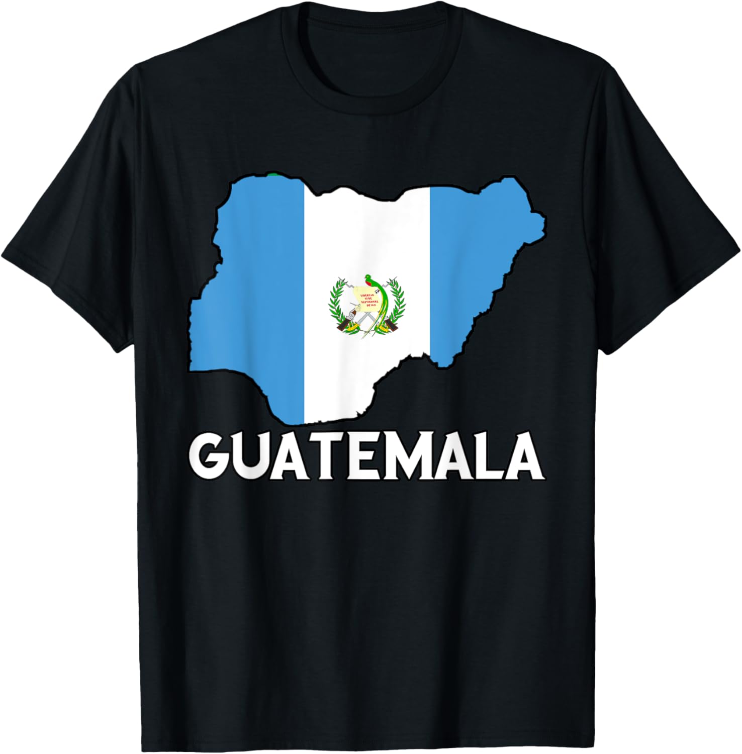 Guatemalan Pride T-Shirt with Flag Map for Cultural Connection - 4