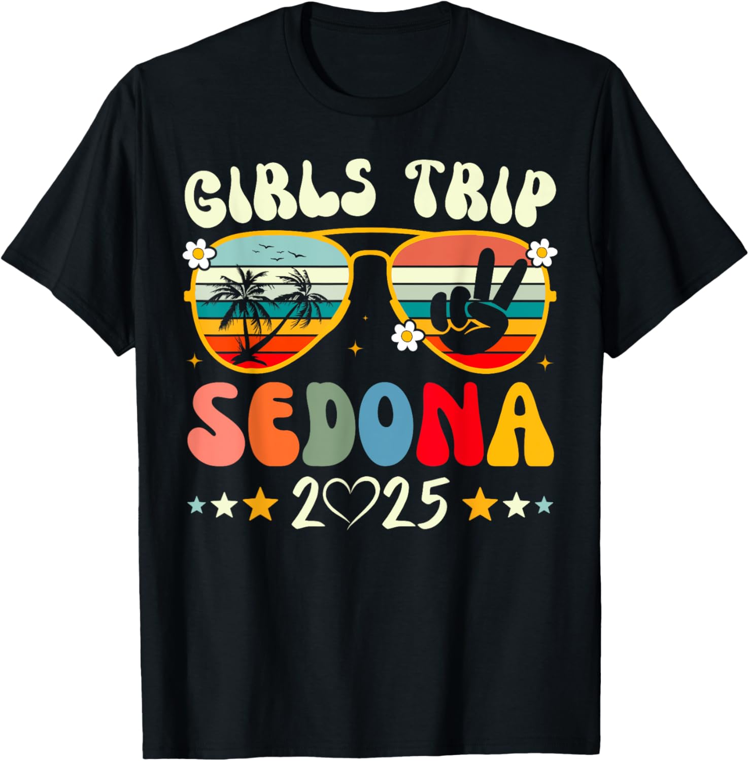 Girls Trip Sedona 2025 Summer Vacation Matching T-Shirt for Fun Times - 12