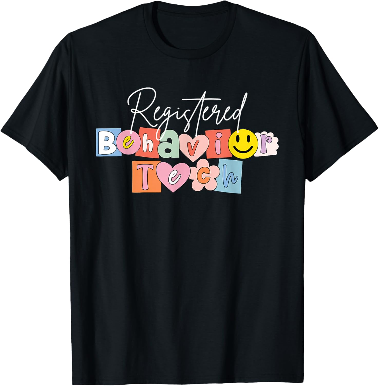 Registered Behavior Technician RBT ABA Therapist T-Shirt for Professionals - 1