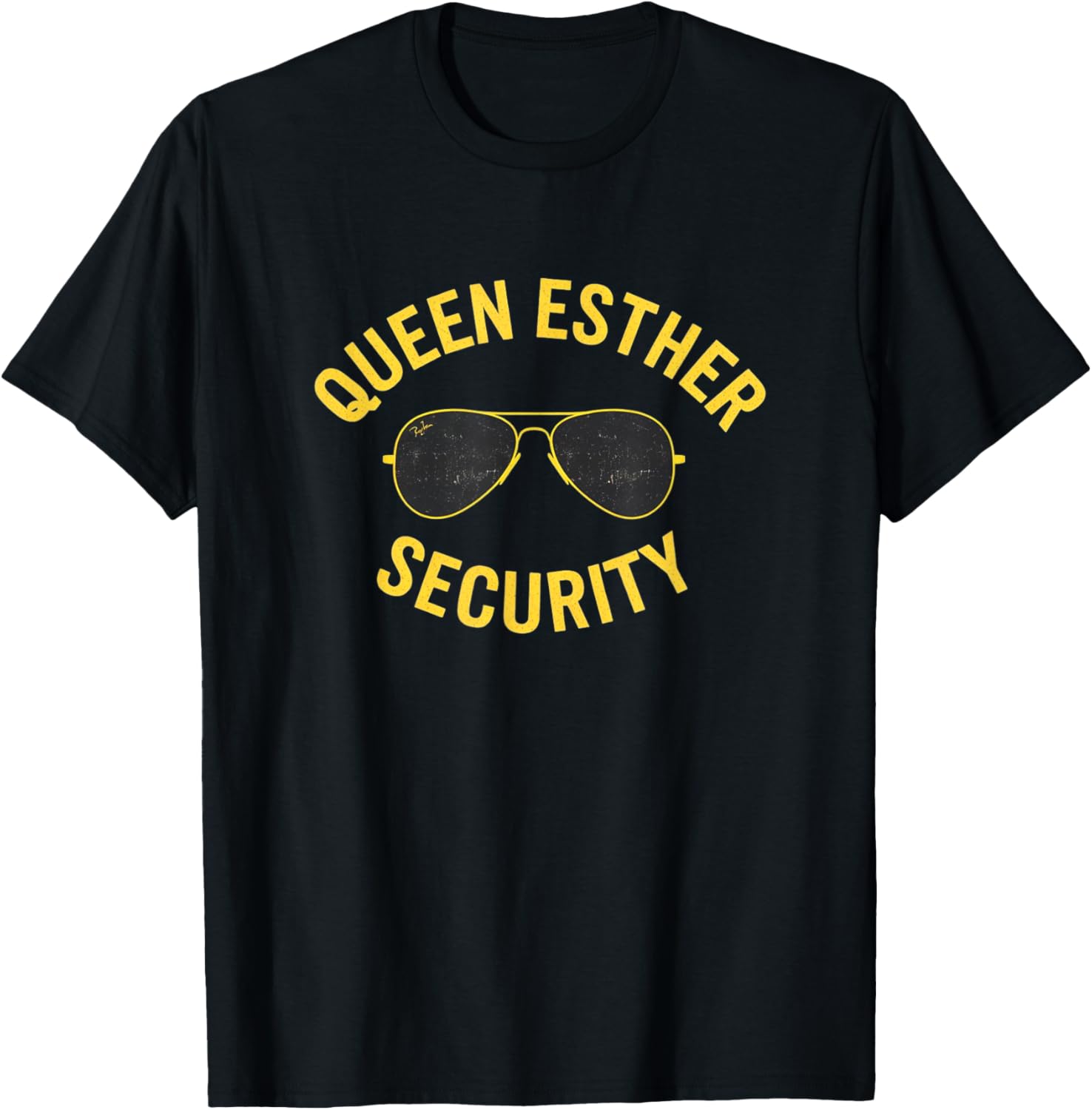 Funny Queen Esther Security T-Shirt for Purim Parties and Celebrations - 12
