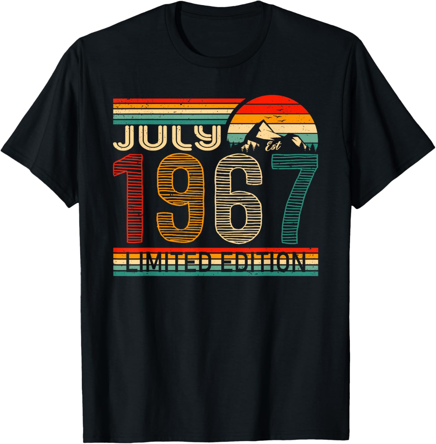 Vintage July 1967 Classic Birthday T-Shirt for Unique Celebrations - 8