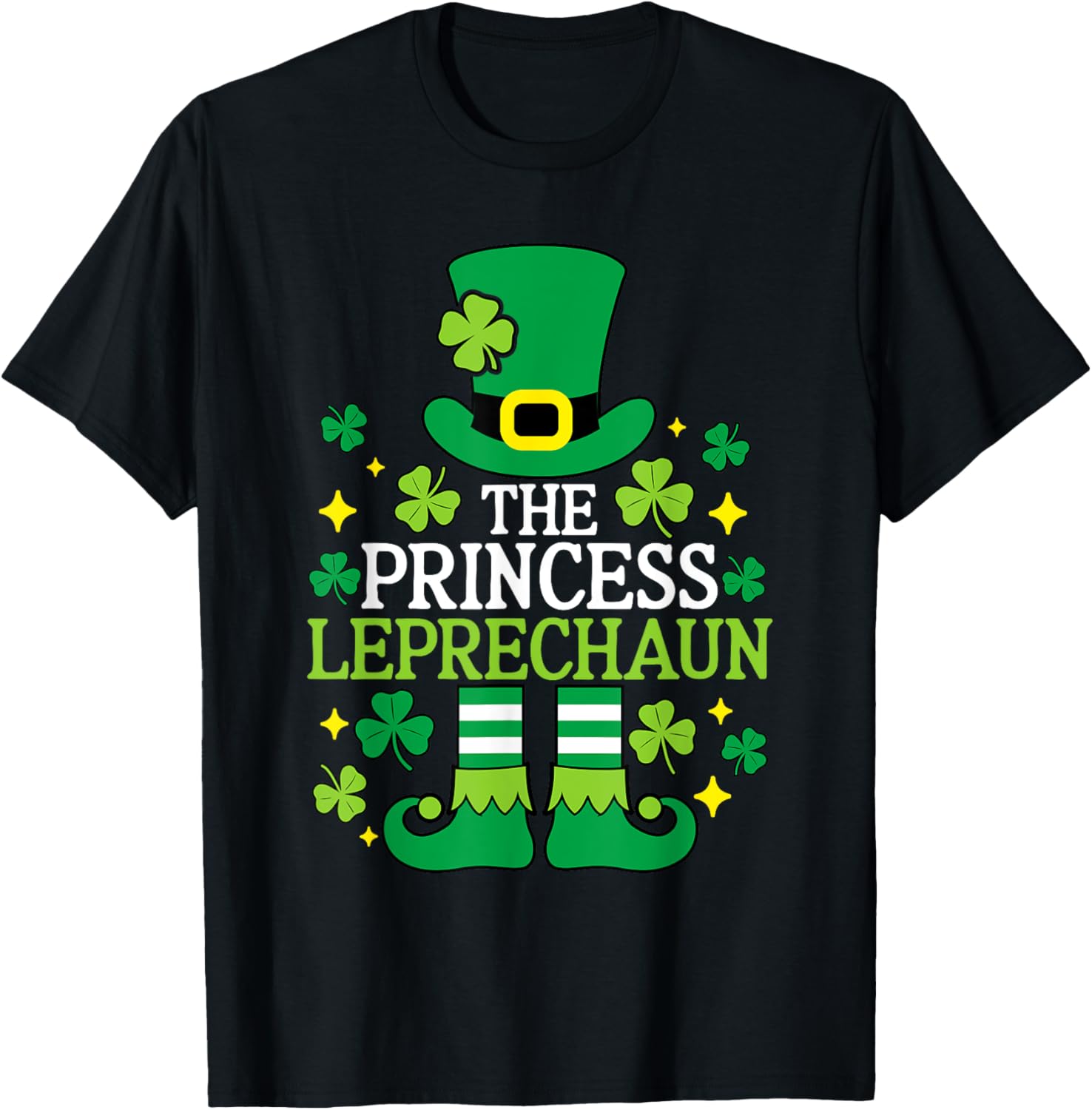 Charming Princess Leprechaun Family Matching T-Shirts for St Patrick's Day - 3
