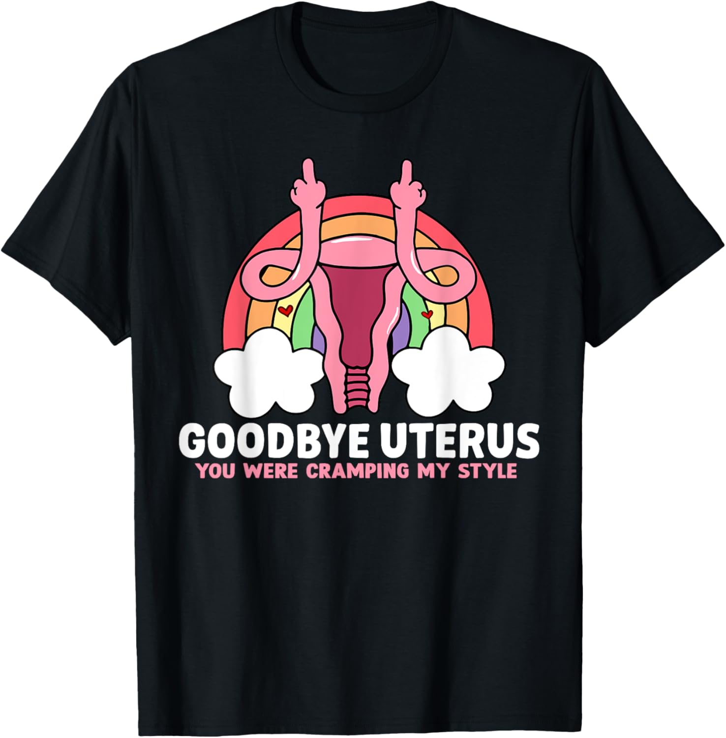 Goodbye Uterus Hysterectomy Surgery T-Shirt for Empowering Women - 4