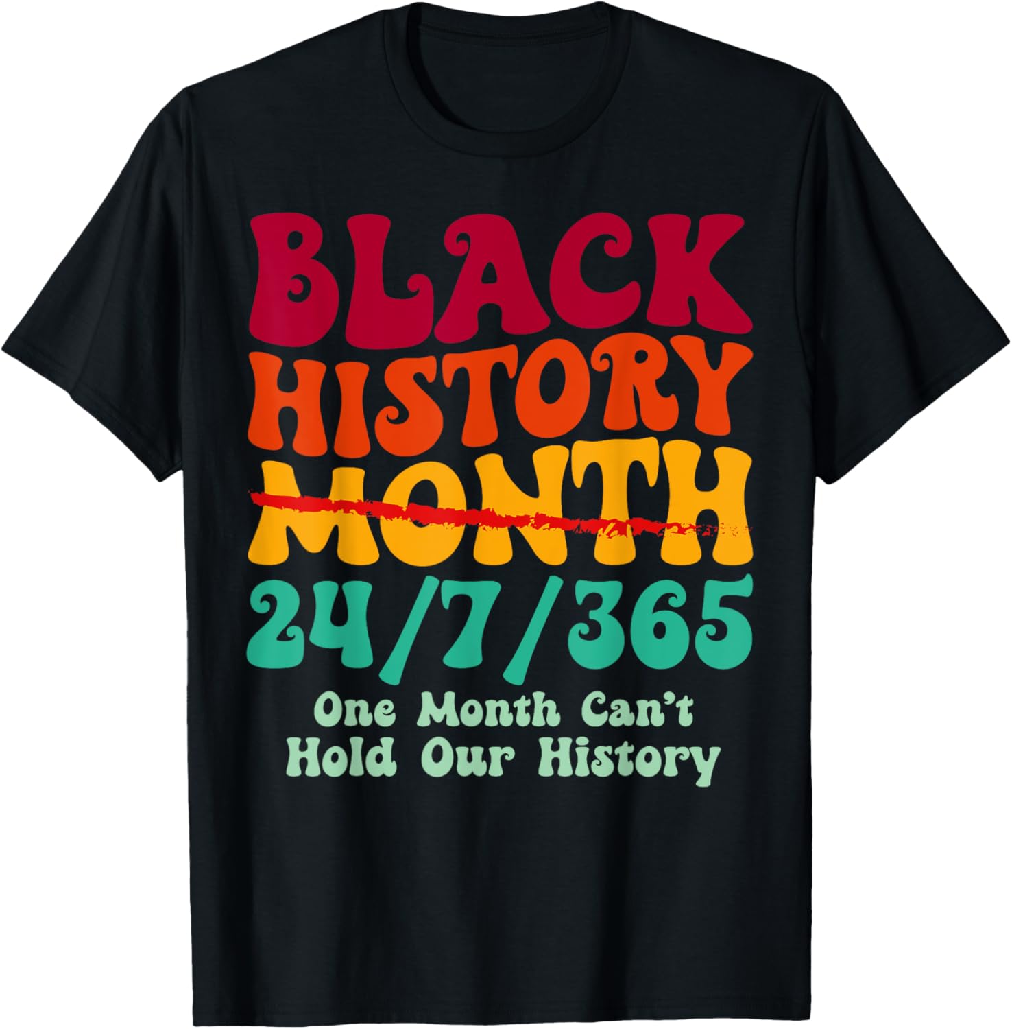 Groovy Black History Month Melanin Afro T-Shirt for Men and Women - 5