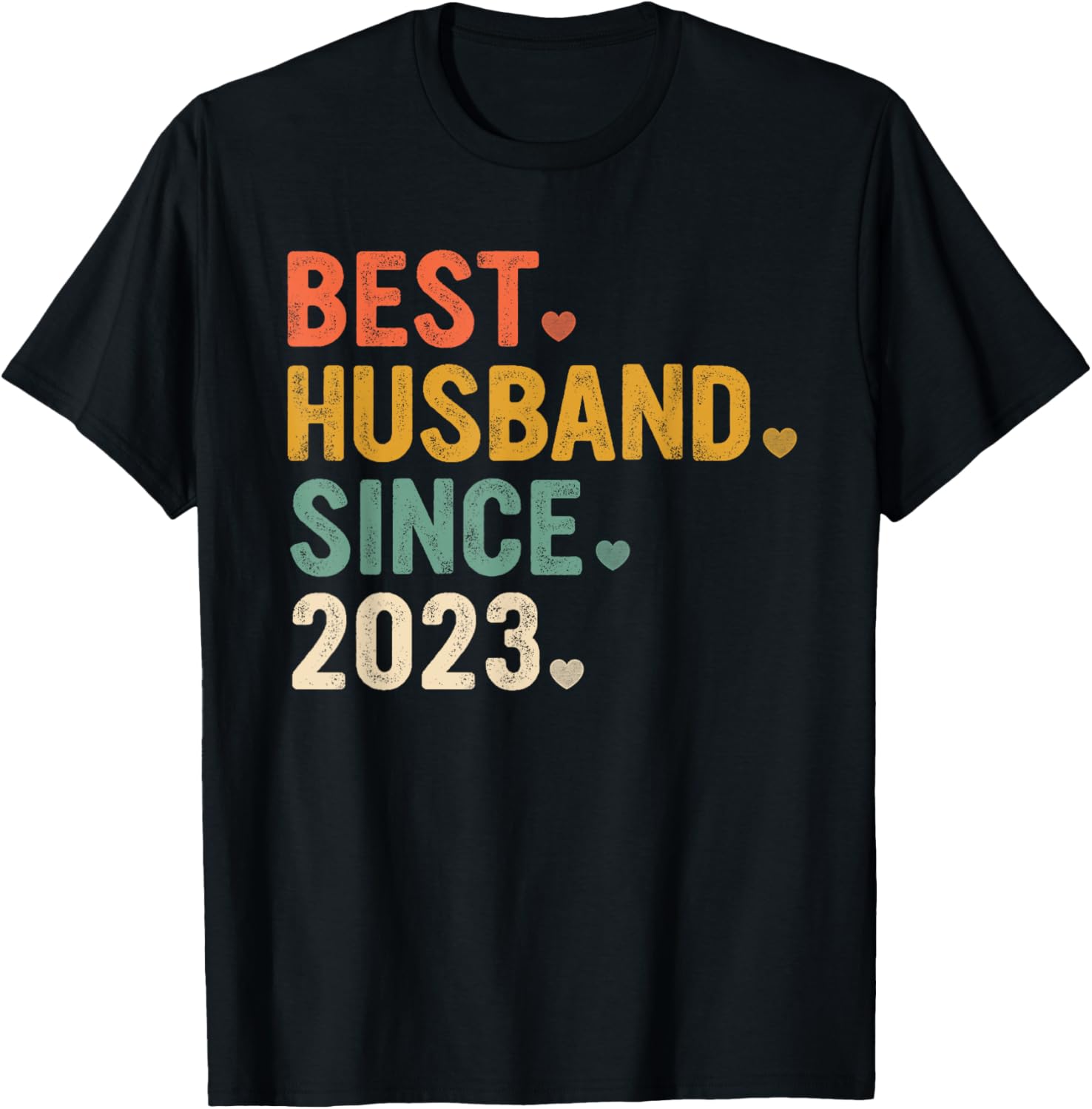 Best Husband Since 2023 2 Year Anniversary T-Shirt Gift for Him - 4