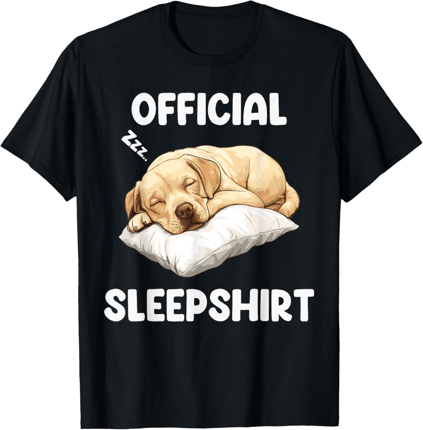 Funny Labrador Sleepshirt for Dog Lovers Comfortable Sleepwear T-Shirt - 19