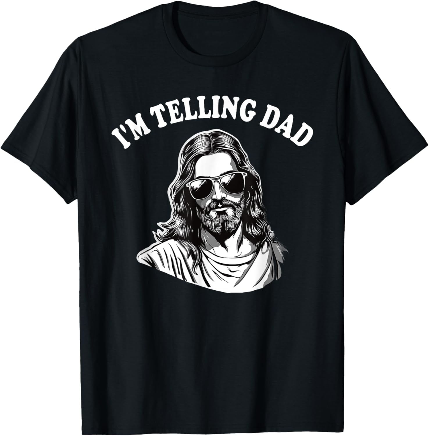 Funny Christian Jesus Meme Dad T-Shirt for Religious Humor Lovers - 4