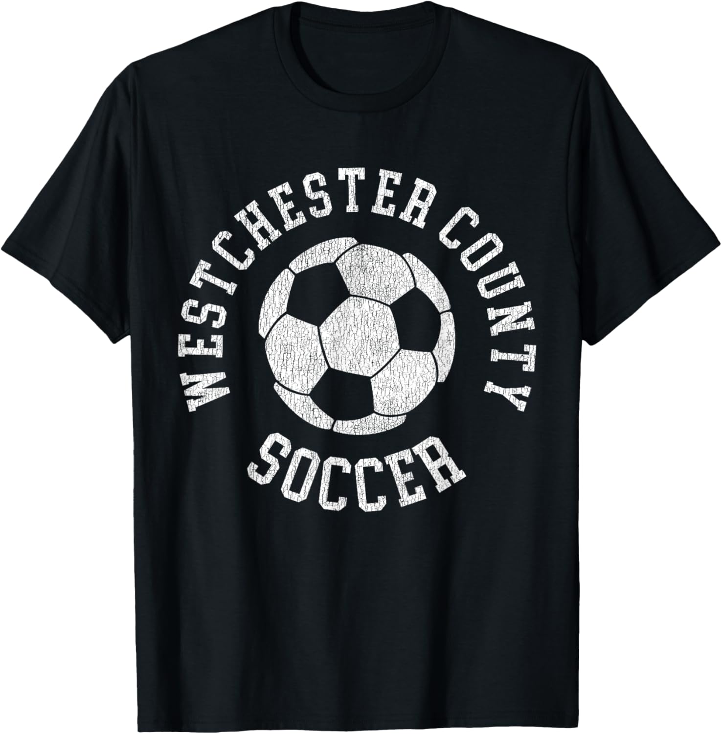 Westchester County Retro Distressed 90's Vintage Soccer T-Shirt - 22