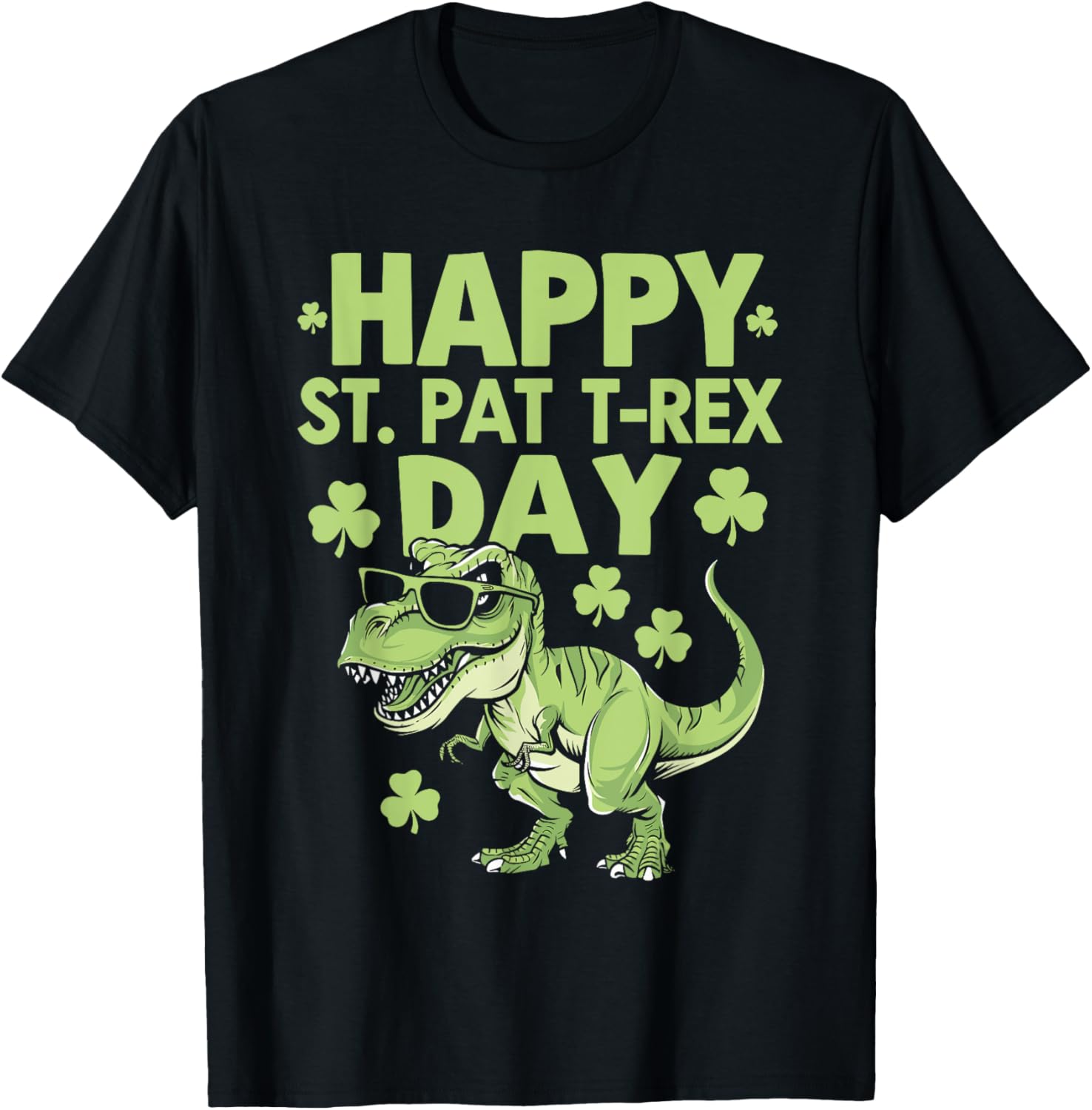 Happy St Pat Trex Day Dino T-Shirt for Toddlers - Perfect for Kids! - 7