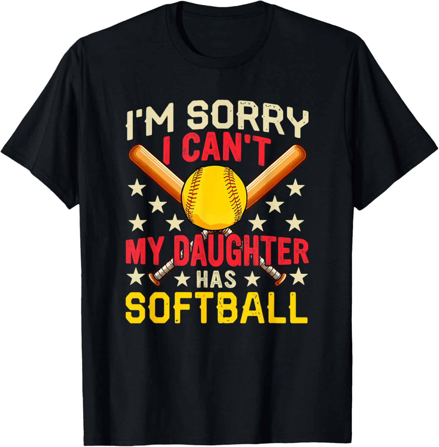Funny Softball Player Costume Family T-Shirt for Daughters and Fans - 9